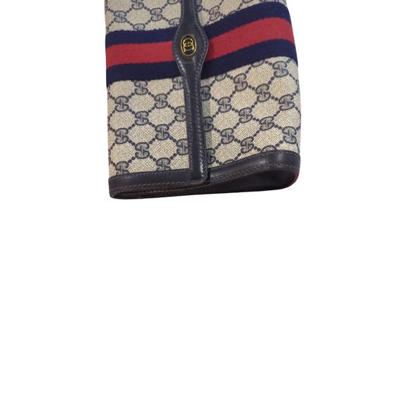 Vintage GUCCI Sherry Line Ophidia PVC Leather Clutch Bag - Picture 13 of 14